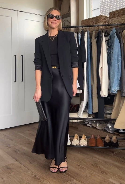 Jupe en satin de soie ZARA original - Élégance et confort printaniers